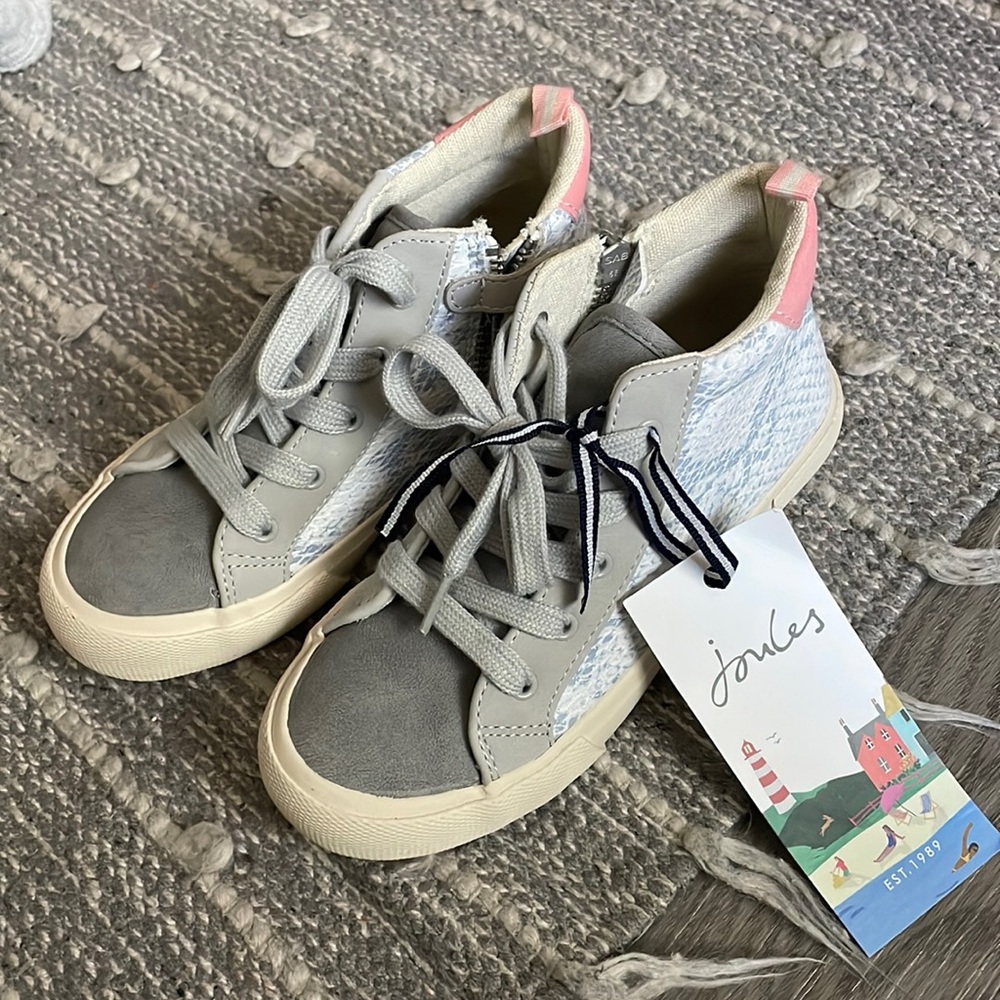 Joules Girls Hightop Sneakers